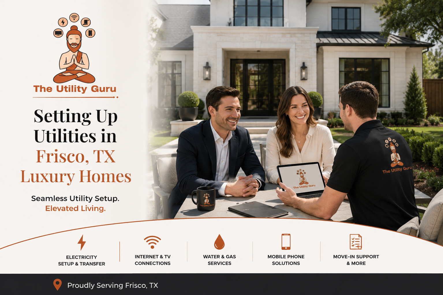Setting Up Utilities in Frisco TX Luxury Homes