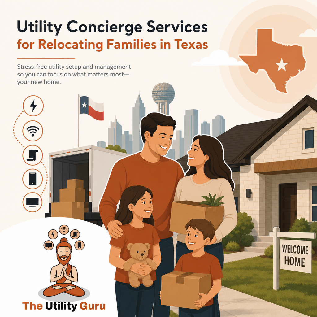 Utility Concierge Services for Relocating Families in Texas