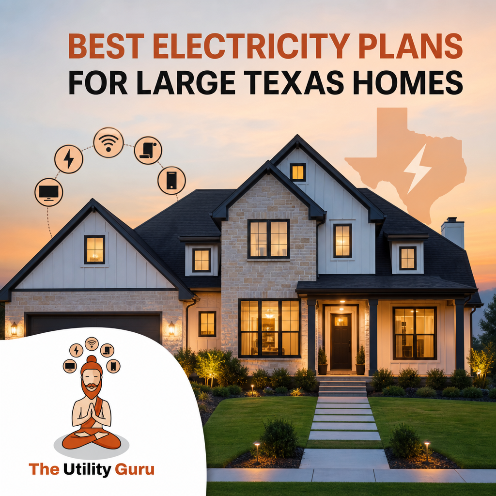 Best Electricity Plans for Large Texas Homes