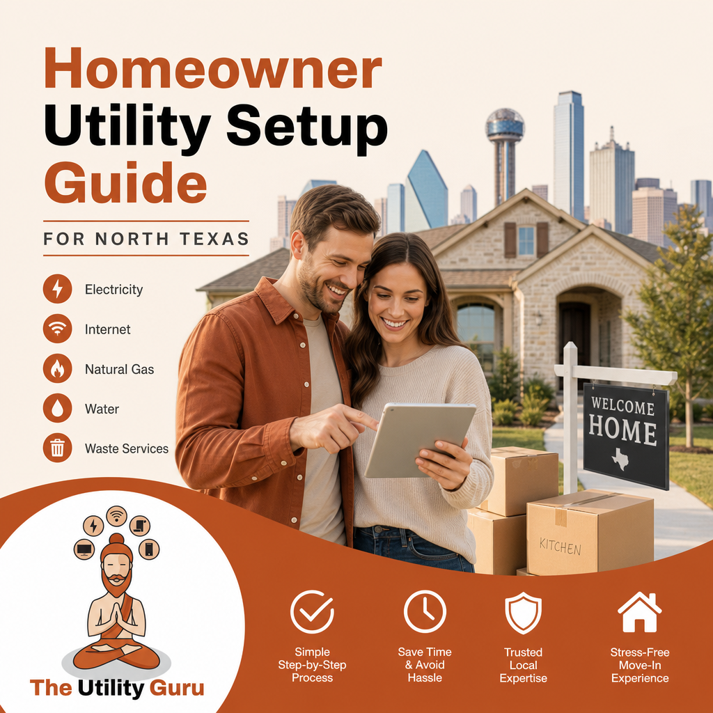 Homeowner Utility Setup Guide for North Texas
