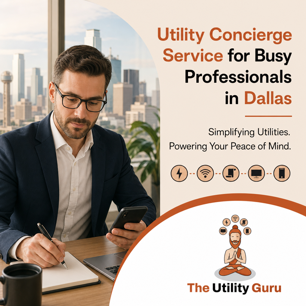 Utility Concierge Service for Busy Professionals in Dallas