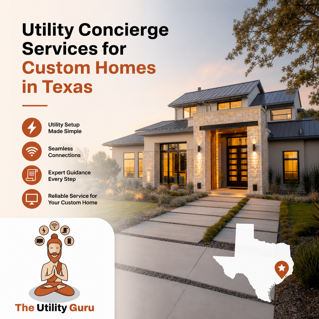 Utility Concierge Services for Custom Homes in Texas